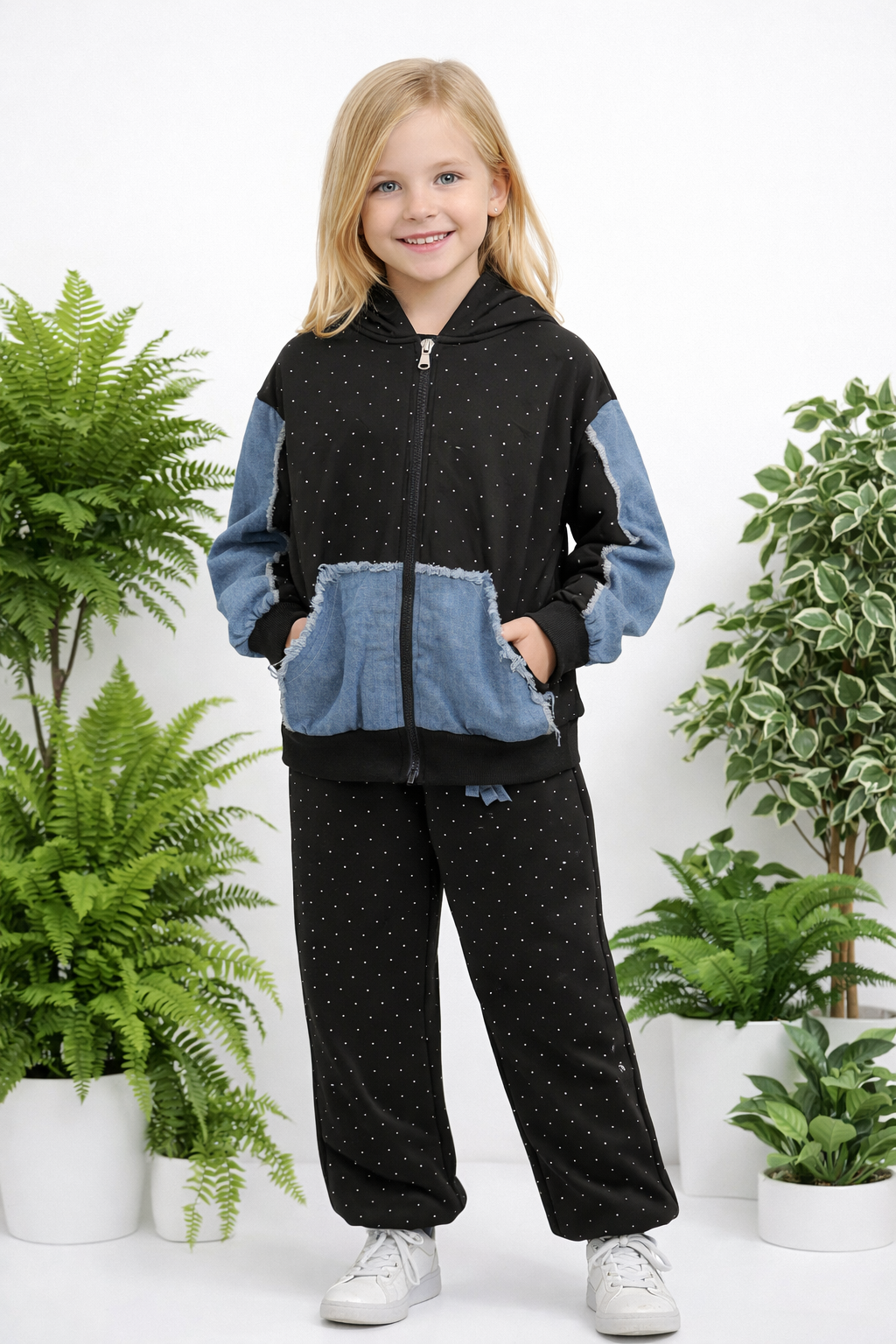 COMPLETO BAMBINA BLACK