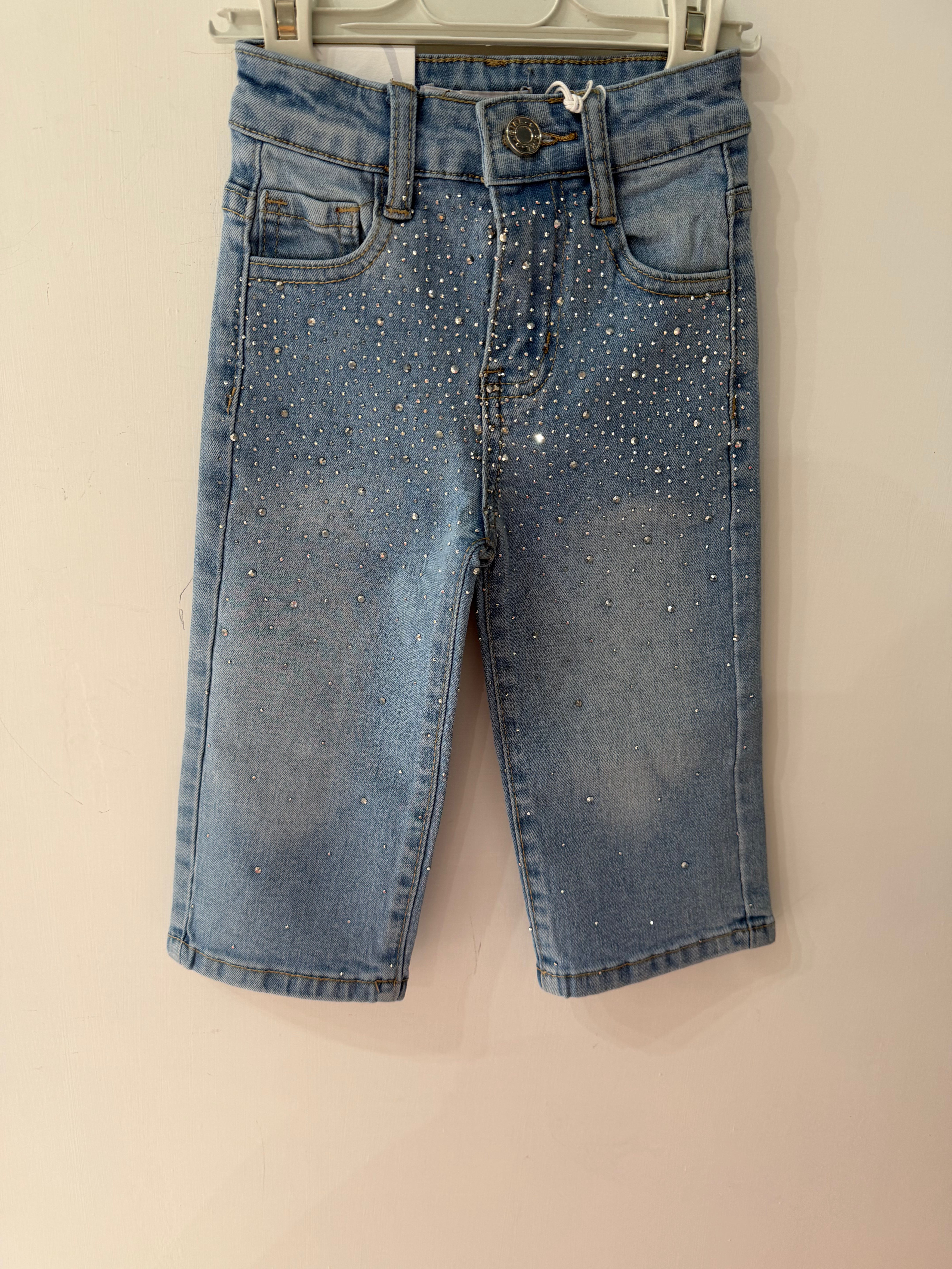 JEANS NEONATA BRILLANTINI