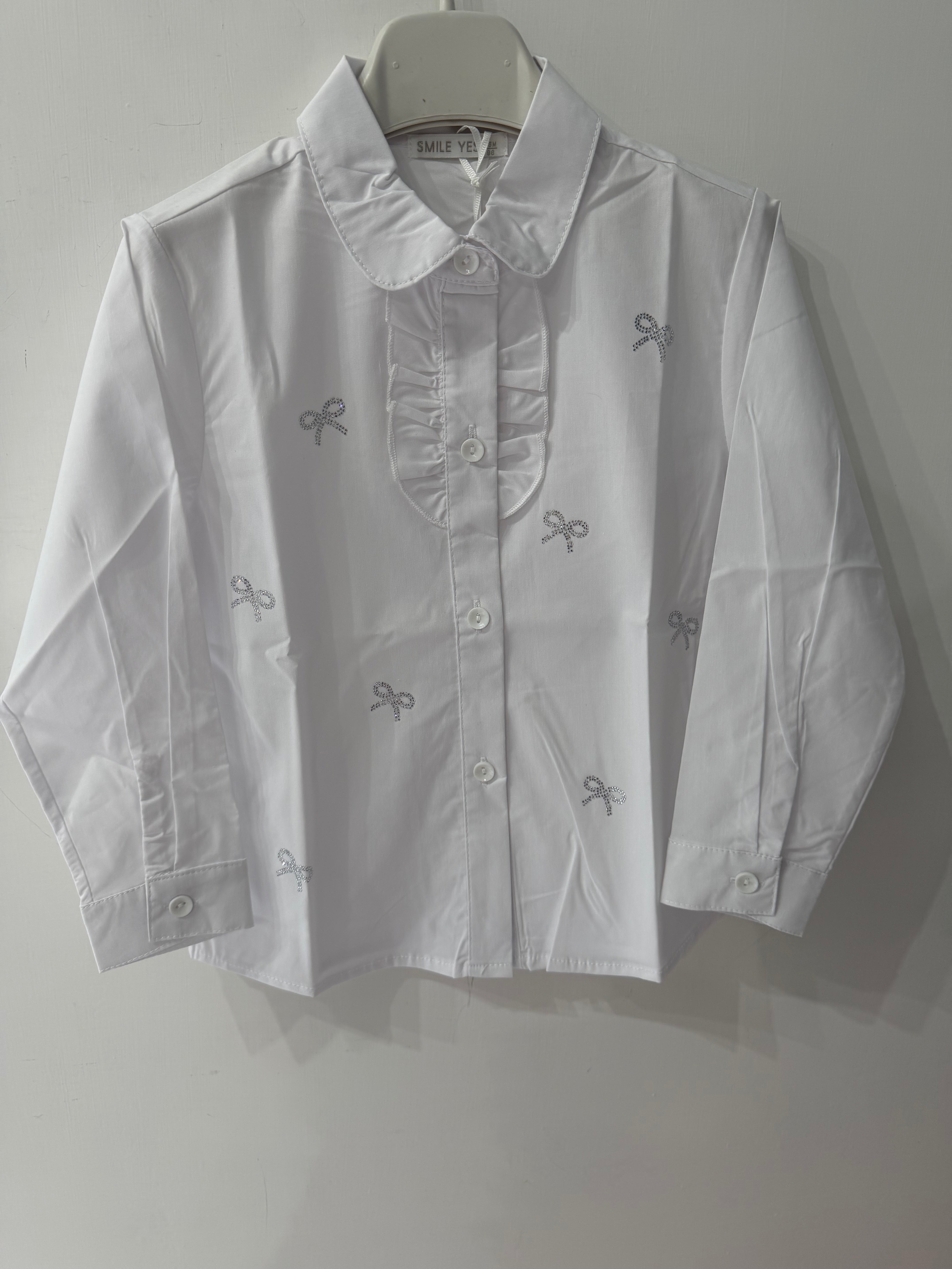CAMICIA NEONATA FIOCCO