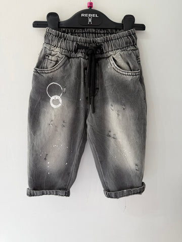 JEANS REBEL BLACK